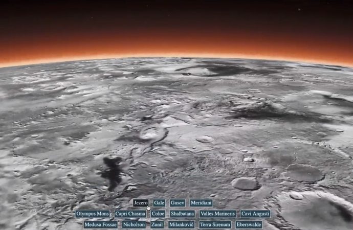 NASA: Νέος διαδραστικός 3D χάρτης μας «ταξιδεύει» στον Άρη