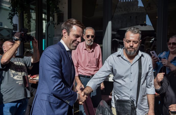 Κασσελάκης: Συναντήθηκε στη Θεσσαλονίκη με νέους επιχειρηματίες και ανθρώπους του πολιτισμού